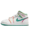 Air Jordan (gs)  1 Mid Se 'multi Knit'