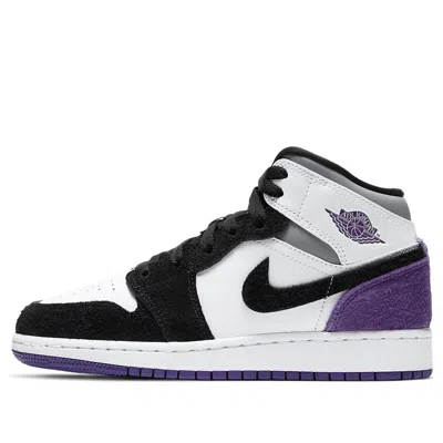 Air Jordan (gs)  1 Mid Se 'varsity Purple'