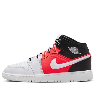 Air Jordan (gs)  1 Mid Se 'white Infrared'