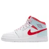 Air Jordan (gs)  1 Mid 'topaz Mist' In White