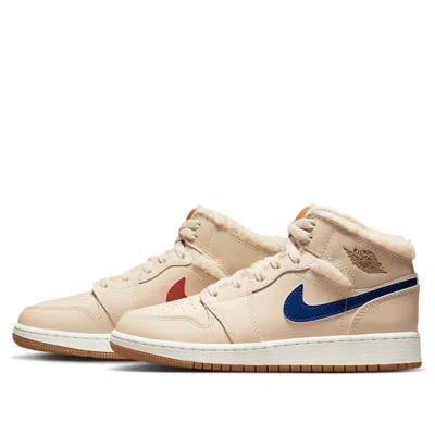 Air Jordan (gs)  1 Mid Utility 'fleece'