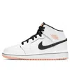Air Jordan (gs)  1 Mid 'white Arctic Orange'