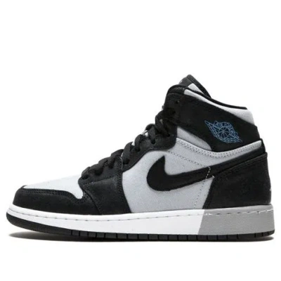Air Jordan (gs)  1 Retro High 'aluminum' In Black