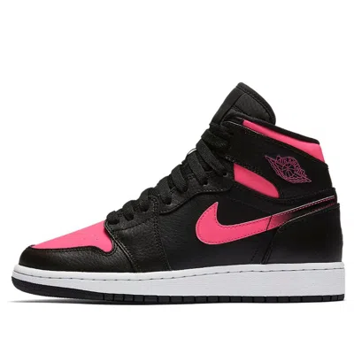 Air Jordan (gs)  1 Retro High 'black Hyper Pink'