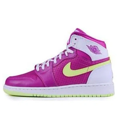 Air Jordan (gs)  1 Retro High 'fuchsia Flash' In Pink