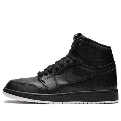 Air Jordan (gs)  1 Retro High Og 'black Perforated'