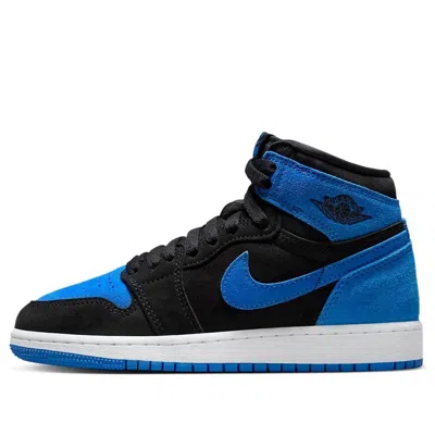 Air Jordan (gs)  1 Retro High Og 'royal Reimagined' In Blue