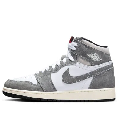 Air Jordan (gs)  1 Retro High Og 'washed Heritage' In Gray