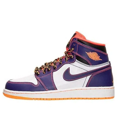 Air Jordan (gs)  1 Retro High 'tasmanian Devil' In Blue