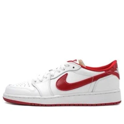 Air Jordan (gs)  1 Retro Low 'white Varsity Red'