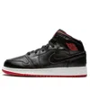 Air Jordan (gs)  1 Retro Mid 'black White Gym Red'