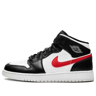 Air Jordan (gs)  1 Retro Mid 'multi-color Swoosh'