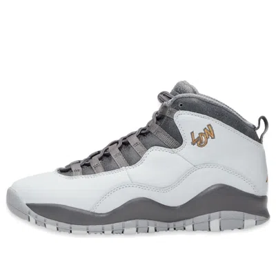 Air Jordan (gs)  10 Retro 'london' In White