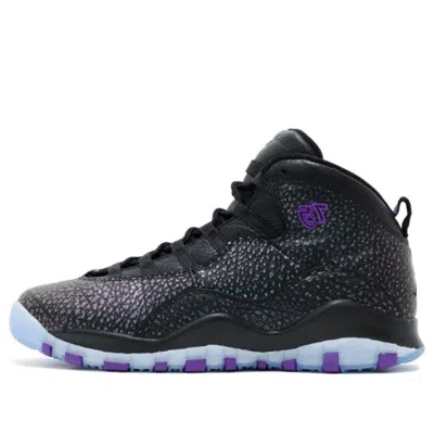 Air Jordan (gs)  10 Retro 'paris' In Black