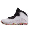 Air Jordan (gs)  10 Retro Se 'ember Glow' In Gray