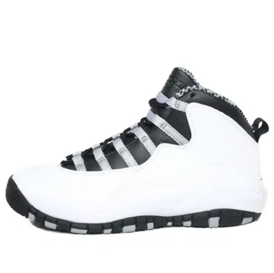 Air Jordan (gs)  10 Retro 'steel' 2013 In White