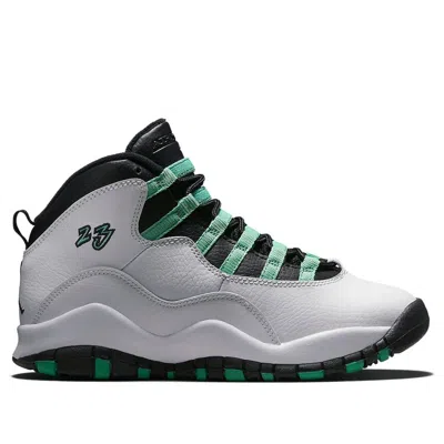 Air Jordan (gs)  10 'verde' In White