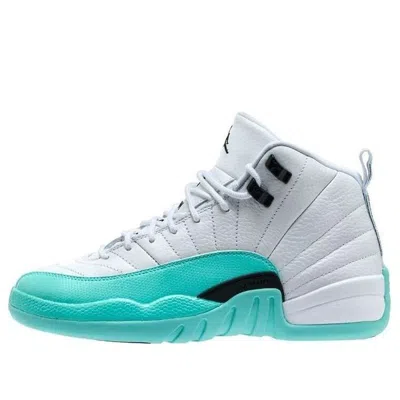 Air Jordan (gs)  12 'light Aqua' In White
