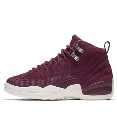 Air Jordan (gs)  12 Retro 'bordeaux' In Burgundy
