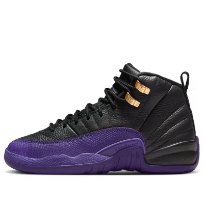 Air Jordan (gs)  12 Retro 'field Purple' In Black