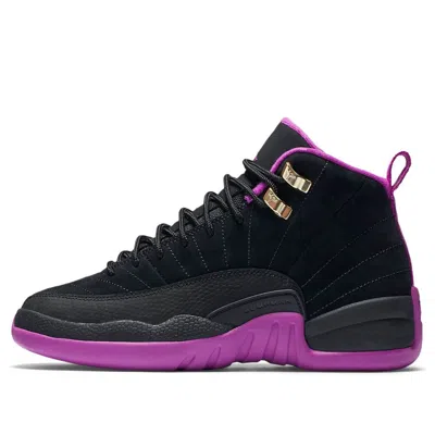 Air Jordan (gs)  12 Retro 'hyper Violet' In Black