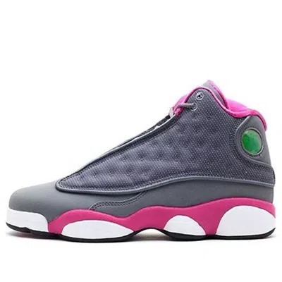 Air Jordan (gs)  13 Retro 'grey Fusion Pink' In Gray