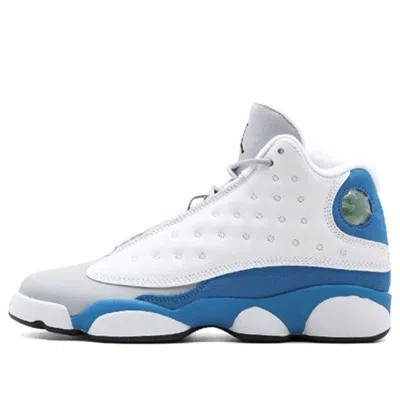Air Jordan (gs)  13 Retro 'italy Blue' In White