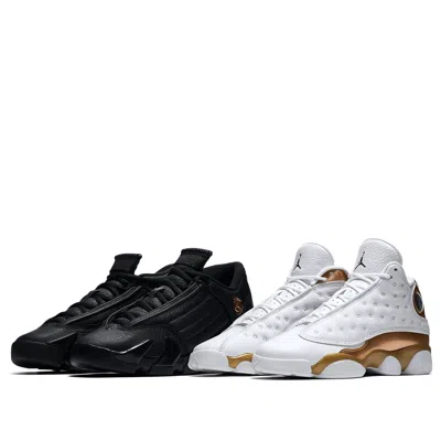 Air Jordan (gs)  13/14 Retro 'defining Moments Pack' In White