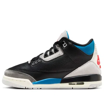 Air Jordan (gs)  3 Retro 'black Military Blue'