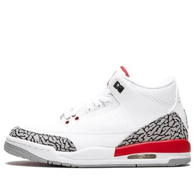 Air Jordan (gs)  3 Retro 'hall Of Fame' In White