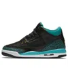 Air Jordan (gs)  3 Retro 'rio Teal' In Black