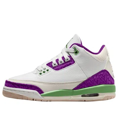 Air Jordan (gs)  3 Retro 'vivid Purple' In Multi