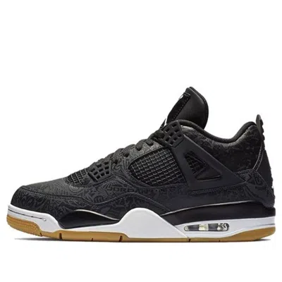Air Jordan (gs)  4 Retro 'laser' In Black
