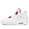 Air Jordan (gs)  4 Retro 'red Metallic' In White
