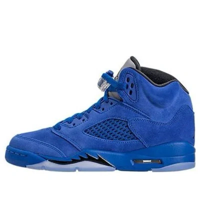 Air Jordan (gs)  5 Retro 'blue Suede'