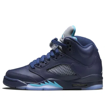Air Jordan (gs)  5 Retro 'pre-grape' In Blue