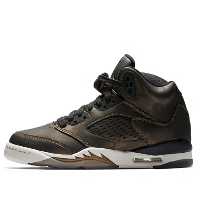 Air Jordan (gs)  5 Retro Premium 'heiress' In Black
