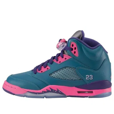 Air Jordan (gs)  5 Retro 'teal' In Blue