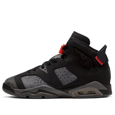 Air Jordan (gs)  6 Retro X Paris Saint-germain 'iron Grey' In Black
