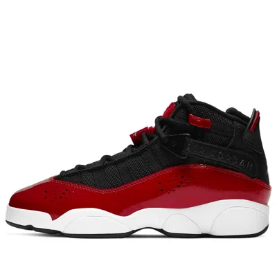 Air Jordan (gs)  6 Rings 'fitness Red' In Black