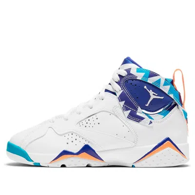 Air Jordan (gs)  7 Retro 'chlorine Blue' In White