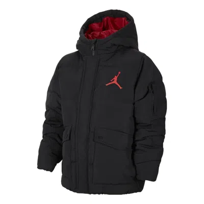 Air Jordan (gs)  Air Puffer Jacket 'black Red'