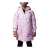 Air Jordan (gs)  Long Down Hooded Coat 'pink'
