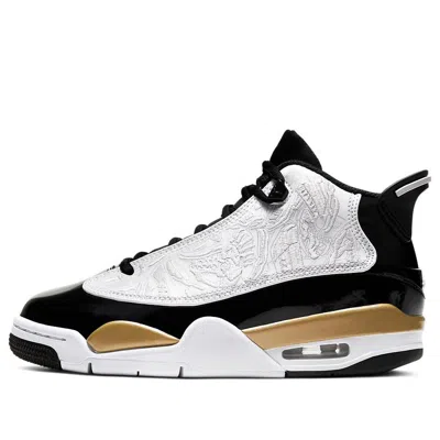 Air Jordan (gs)  Dub Zero 'metallic Gold' In White