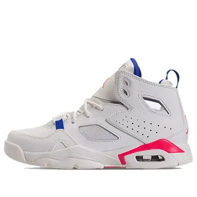 Air Jordan (gs)  Flight Club 91 'sail Pink Blue' In White