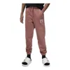 Air Jordan (gs)  Flight Fleece Sweatpants 'pink White' In Brown