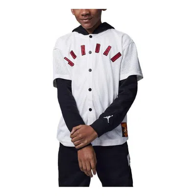 AIR JORDAN (GS) AIR JORDAN FLIGHT MVP BASEBALL JERSEY 'SAIL'