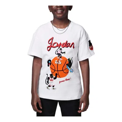 Air Jordan (gs)  Game Time Graphic T-shirt 'white'