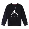 Air Jordan (gs)  Jumpman Fleece Crewneck Sweatshirt 'black White'