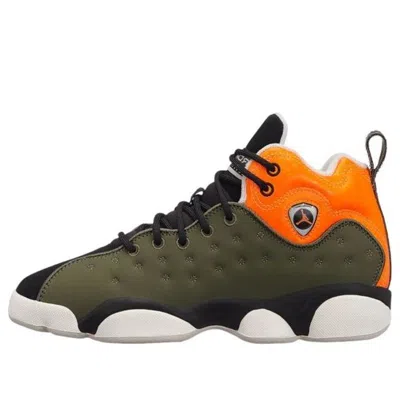 Air Jordan (gs)  Jumpman Team 2 'twilight Marsh Orange' In Green